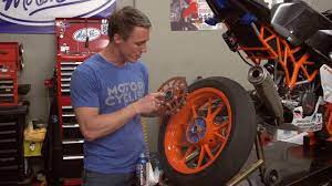 How To Check Motorcycle Wheel Bearings | Mc Garage - Youtube