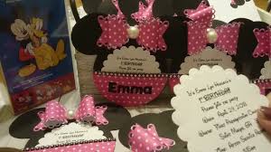 Pick your favorite invitation design from our amazing selection or create your own from scratch! Cricut Minnie Mouse 1st Birthday Invitations Youtube