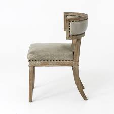 Simple Elegance And Romance Defines The Philomene Collection Each Piece Is Hand Made Of Oak Cra Leather Dining Chairs Grey Leather Dining Chair Dining Chairs