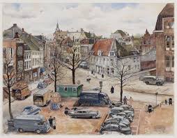Tekening Van Chris Schut Na 60 Jaar Opnieuw Getekend Het Utrechts Archief