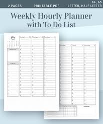 Weekly Planner 2020 2021 Printable Weekly Agenda Template Etsy Weekly Planner Template Weekly Planner Agenda Template