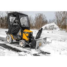Cub cadet is a premium line of outdoor power equipment, established in 1961 as a brand of the international harvester corporation in america, and now as a line with mtd products. Cub Cadet Original Equipment 42 In 3 Stage Snow Blower Attachment For Lawn Tractors 19a40024100 The Home Depot