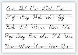 Abcs In Cursive Writing Google Search Cursive Writing