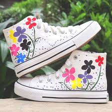 Pin By Gaye Grant On Fabric Fun Painted Shoes Diy Painted Sneakers Diy Sneakers Entryway shoe storage ideas to tidy up your home. painted shoes diy painted sneakers