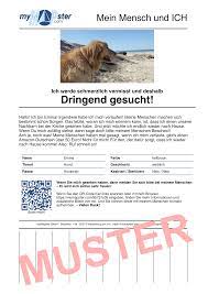 Anschließend wird automatisch anhand ihrer eingegebenen daten ein suchplakat erstellt, das sie herunterladen können, um sofort mit der suche in ihrer nachbarschaft zu beginnen. Kostenloses Suchplakat Fur Haustiere Mymapster Com