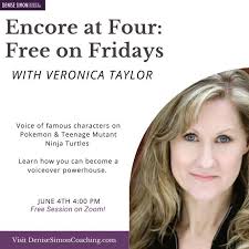 Today! 4pm ET! Thinking about being a voice actor? Wondering how to create  a character voice? I will be answering your questions LIVE today from 4-5pm  ET. Sign up for this FREE