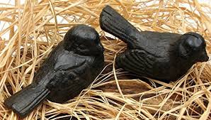 Check out our cast iron bird figurine selection for the very best in unique or custom, handmade pieces from our figurines & knick knacks shops. Birds Set Of 2 Cast Iron Rustic Statue Figurine Buy Online In Andorra At Andorra Desertcart Com Productid 32143388