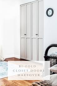 Cover the doors in chalkboard paint to give your child a fun canvas on which to create every day. Bi Fold Closet Doors Makeover She Holds Dearly