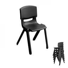 Flash furniture plastic stack chair with sled frame, black. Black Academy School Chair Plastic Stackable Chairs Optional Linking Device Educational Student Seating