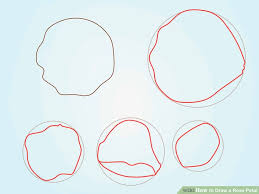 Rose Petals Falling Drawing Easy Drawing Art Ideas This tutorial will show you in a few steps how to draw rose petals.