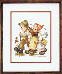 Hummel completed vintage 80s cross stitch not for you | etsy. Hummel Cross Stitch Kits Cross Stitch Patterns