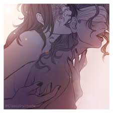 Classyfruit - NSFW on X: Until now, she had seemed like a creature of the  shadows to you, gloomy and cold like a rainy night. Yet, as she touched you  now, it