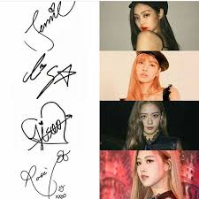Lisa On Instagram Which Is Your Favorite Signature Blackpink Blackpinklisa Blackpinkrose Lisa Jennie Jisoo Black Pink Kpop Blackpink Blackpink Poster