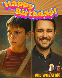 Happy 53rd to Wil Wheaton! 🎉 🖖 Born July 29, 1972 — and still boldly  going strong (any Star Trek fans here?)! If you were a teen or a sci-fi fan  in