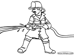 Imprima los dibujos para colorear de bombero y pinta los dibujos de bombero preparados para colorear en conmishijos.com. Pagina Para Colorear De Bombero 2