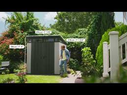 A perfect blend of modern design and ruggedness, the cleverly architected artisan 97 shed provides the ideal outdoor storage solution for your garden. Keter Artisan 7 X7 Shed Keter Artisan Shed
