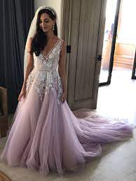 Hayley Paige Leah Wedding Dress Used Size 2 3 200 Prom Dresses Online Purple Wedding Dress Dresses
