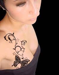 A breast cancer tattoo is personified as a woman doing a rude hand gesture to show the wearer's emotions towards cancer. Browsing Deviantart Chest Tattoos For Women Girly Tattoos Tattoos