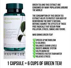 Tegreen 6 Cups Of Green Tea Skin Tea Nuskin Tegreen Capsules
