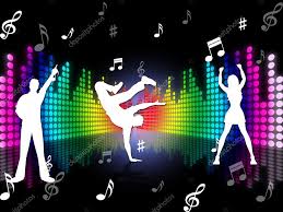 Music Dancing Represents Sound Track And Dance Stock Photo by ©stuartmiles 49084673