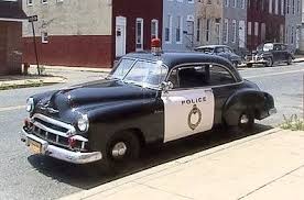 Black And White Police Car 1949 Chevrolet Police Car Police Cars Old Police Cars Police