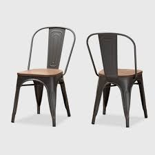 We did not find results for: Set Of 2 Henri Tolix Finished Steel Stackable Dining Chairs Brown Baxtonstudio Target