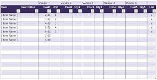 Competitor Price Comparison Excel Template Excel Templates Spreadsheet Template Templates