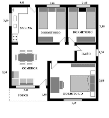 Plano De Casa Prefabricada De 3 Dormitorios Con Medidas En Metros Planos De Casas Planos De Casas Prefabricadas Planos De Casas Planos De Casas Sencillas