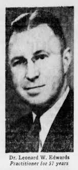 Dr Leonard Wright Edwards (1888-1969)
