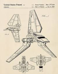 Star Wars Imperial Shuttle Patent Art Print Instant Digital Etsy In 2021 Star Wars Drawings Star Wars Spaceships Star Wars Ships