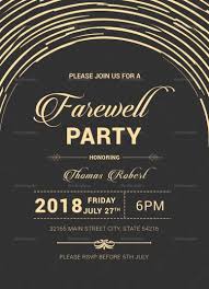 Modern Farewell Party Invitation Template Farewell Party Invitations Party Invite Template Farewell Invitation Card