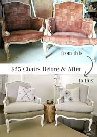 Diy Upholstered French Chairs Makeover An Oregon Cottage Reupholster Furniture French Chairs Furniture Makeover