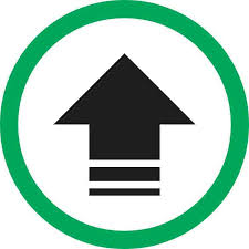 Black And White Arrow Road Sign 5in X 5in Circular Black Arrow Sticker Stickertalk Black Arrows Circular Black