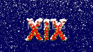 Check spelling or type a new query. New Year Text Roman Numerals Xix Snow F Stock Video Pond5