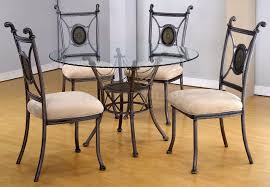 This dining set includes a table, four side chairs and bench. Glass Table Set Glass Top Dining Tables Glass Top Dinette Sets Glass Top Dining Table Glass Dining Table Glass Round Dining Table Kitchen Table Settings