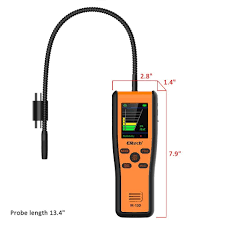 Portable gas leak detector sensor halogen tool cfc. Elitech Ir 100 Dual Sensor Infrared Heated Diode 2 In 1 Refrigerant Le Elitech Technology Inc