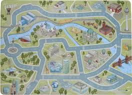 Spielteppich Berlin Von Happycitykids Strassenteppich Fur Kinderzimmer City Design Kids Rugs Happy City