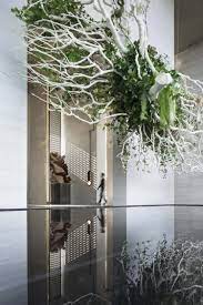 集艾设计 黄全设计 万科翡翠公园 万科售楼处 营销中心设计 济南售楼处设计 plant art installation art decorative painting