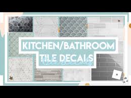 kitchen/bathroom tile decals