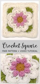 Maybe you would like to learn more about one of these? Crochet Granny Square Pattern Crochet Flower Granny Square Pattern Granny Square Crochet Patterns Free Granny Square Crochet Pattern