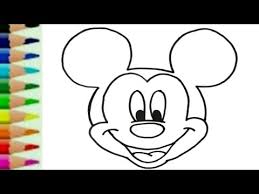 Apakah ada gambar kepala mickey mouse? Cara Menggambar Mickey Mouse Dan Mewarnai Dengan Spidol Youtube