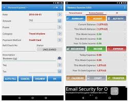 Review 7 Android Apps That Track Your Expenses Financial Apps Business Expense Expenses App