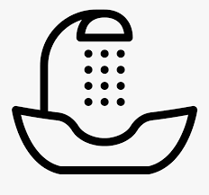 hair washing sink icon logo hair wash