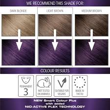 Available only at john frieda. Permanent Purple Hair Dye Smart Beauty For Dark Hair