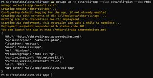 Click web app, which is shown in the below figure, then a new popup will come. 10x Your Development With The Azure Cli Okta Developer