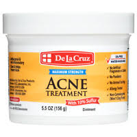 Effective acne treatments are available to treat existing pimples and. De La Cruz 5 Sulfur Ointment Acne Medication Tube 2 6 Oz 10 Trial Size Jar 24286151652 Ebay
