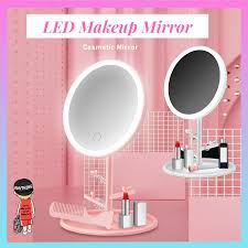 Maybe you would like to learn more about one of these? Led Makeup Mirror Desktop Rotating Mirror Round Shape Cosmetic Mirrors Adjustable Touch Dimmer Vanity Mirror Shopee Malaysia
