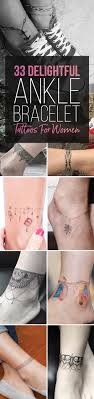 33 Delightful Ankle Bracelet Tattoos For Women Tattooblend If you want to show an immense love for your kids, lover or husband then, you can take this permanent tattoo on your ankle. 33 delightful ankle bracelet tattoos
