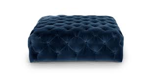 Maybe you would like to learn more about one of these? Cascadia Blue Diamond Tufted Velvet Ottoman Article