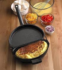 Nonstick Folding Omelet Fry Pan Maker Frying Breakfast Egg Skillet Omelette Pan Pancake Kitchen Egg Skillet